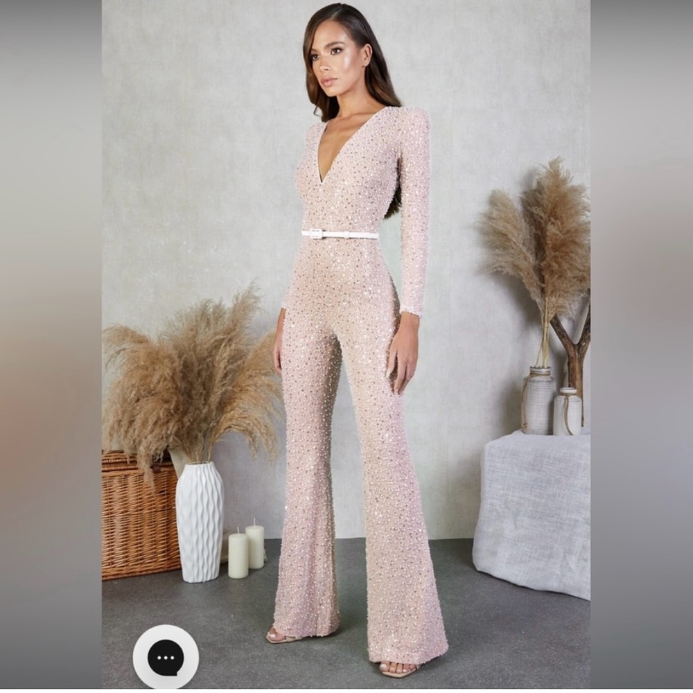 Nadine Merabi Eliza White
Jumpsuit Size Medium